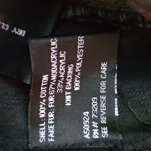 NWT Vintage Dennis Basso Sz M Faux Fur Lined Jean Jacket - Picture 11 of 11